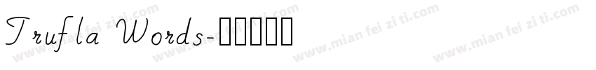 Trufla Words字体转换